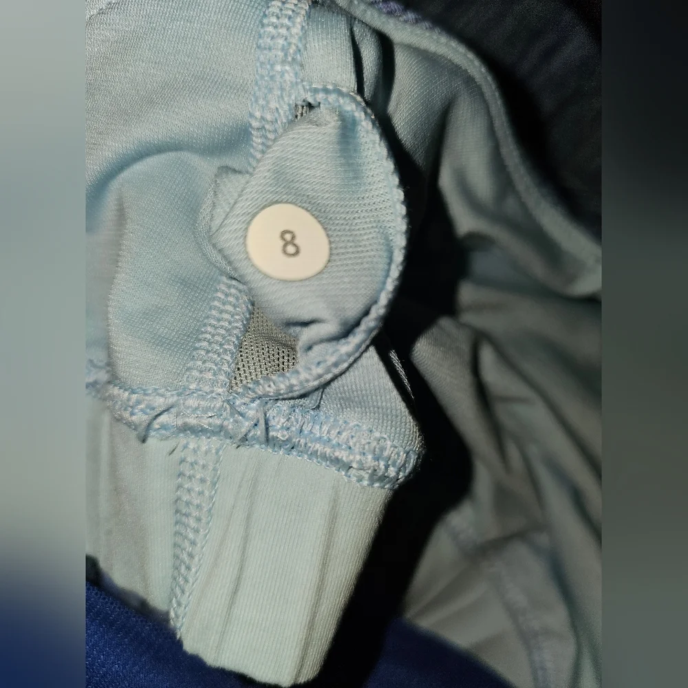 Lululemon Enhearten Tank Top Blue Strappy Back Camo Space Dye Racerback Sz 8 - Picture 15 of 15